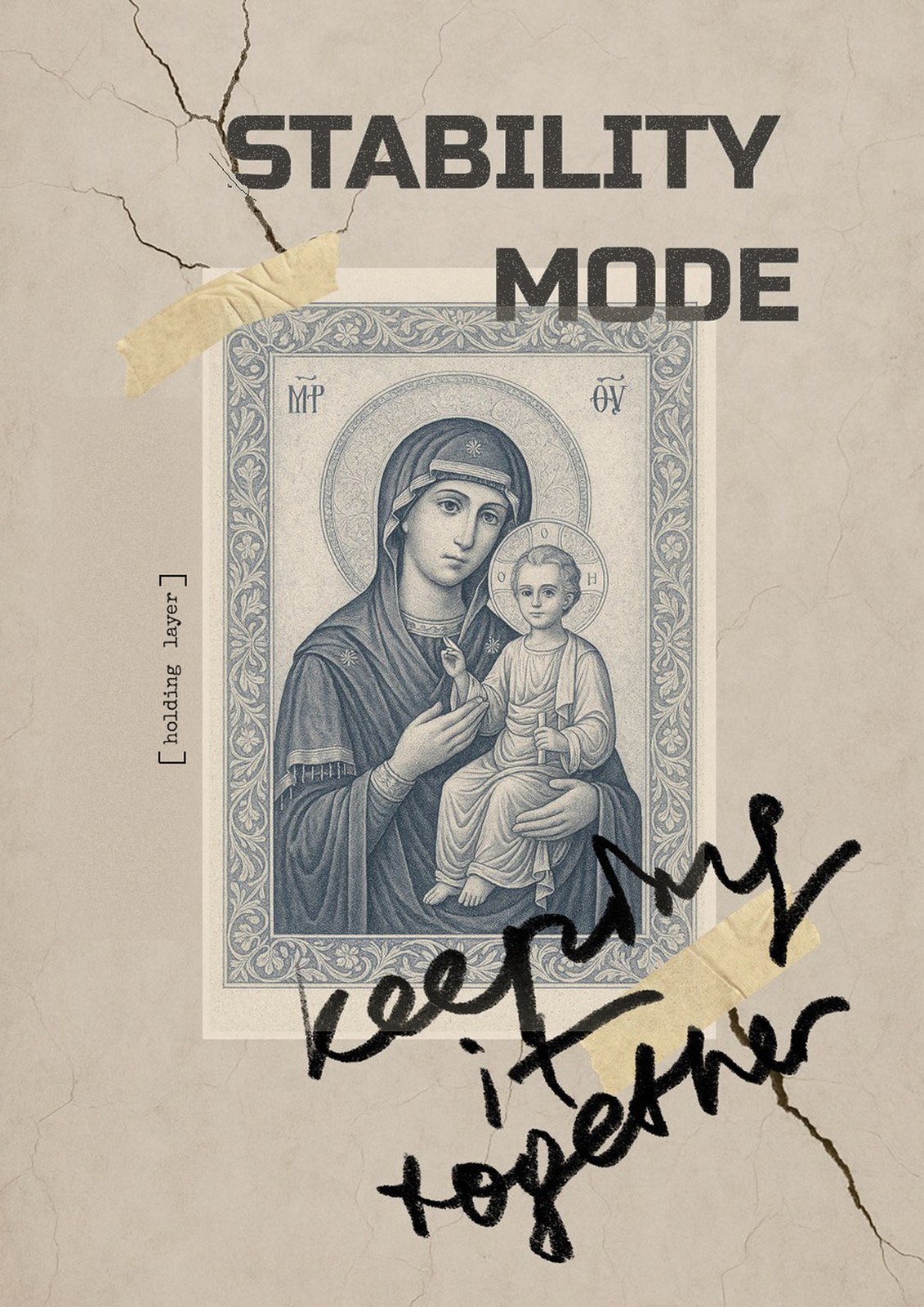Stability mode — poster from the series No One Gets to Decide for Me