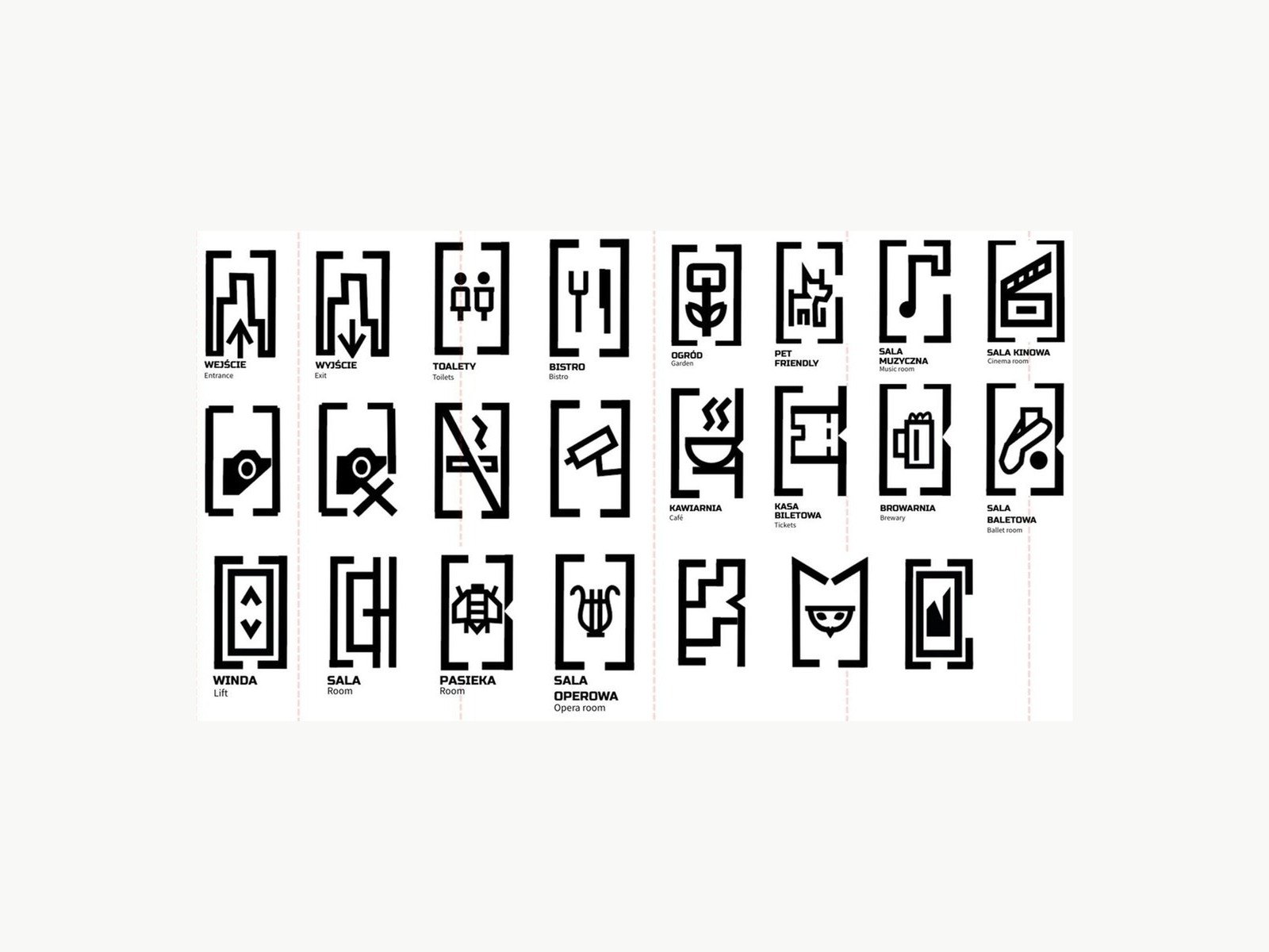 Pictogram set